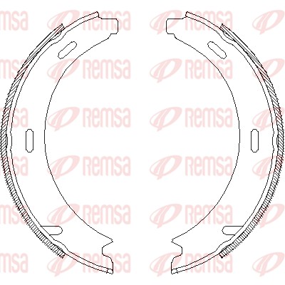 Комплект тормозных колодок, стояночная тормозная система   4093.01   REMSA