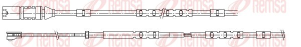 Сигнализатор, износ тормозных колодок   001161   REMSA