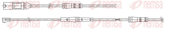 Сигнализатор, износ тормозных колодок   001179   REMSA