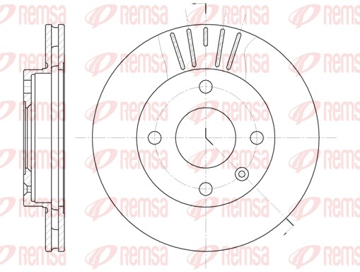 Тормозной диск   6096.10   REMSA