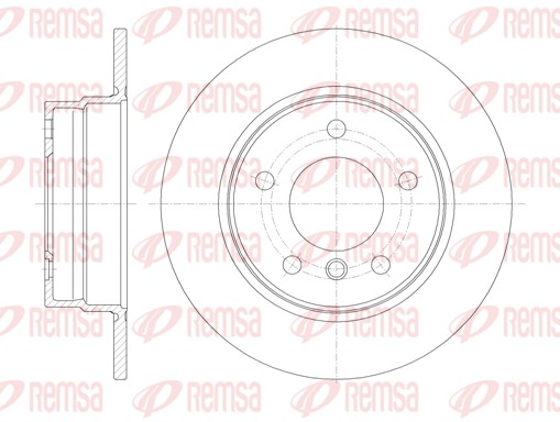 Тормозной диск   61013.00   REMSA