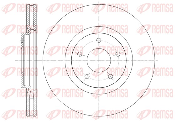 Тормозной диск   61349.10   REMSA