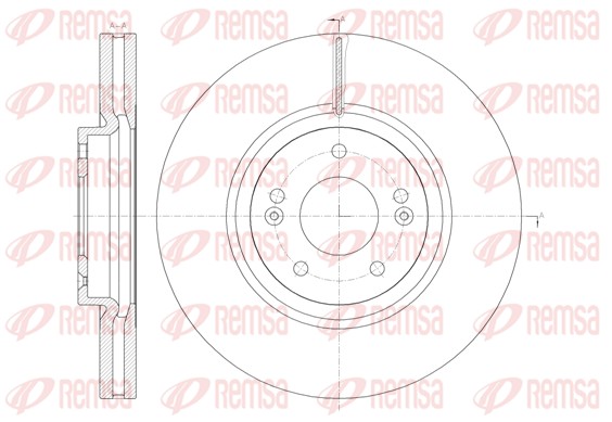 Тормозной диск   61462.10   REMSA