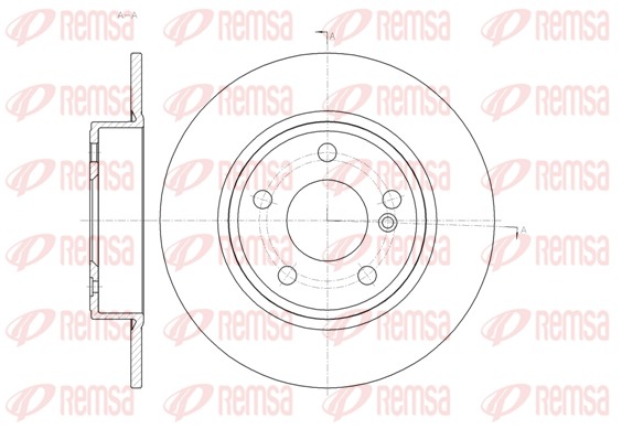 Тормозной диск   61465.00   REMSA