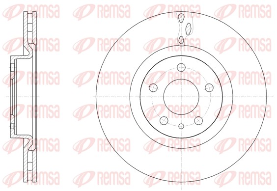 Тормозной диск   61501.10   REMSA