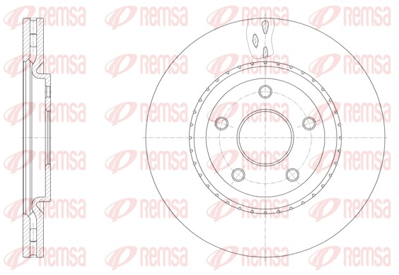 Тормозной диск   61515.10   REMSA