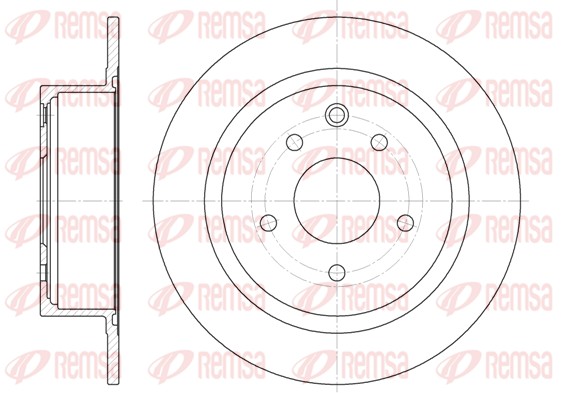 Тормозной диск   61530.00   REMSA