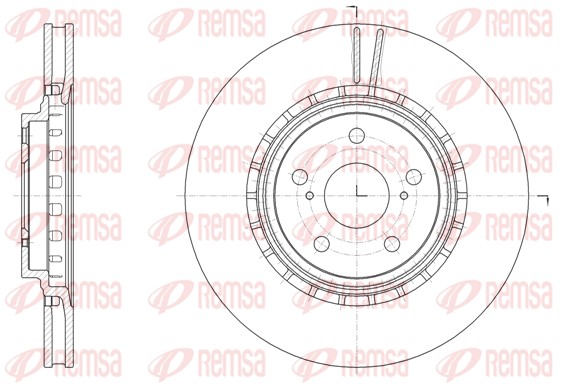 Гальмівний диск   61540.10   REMSA