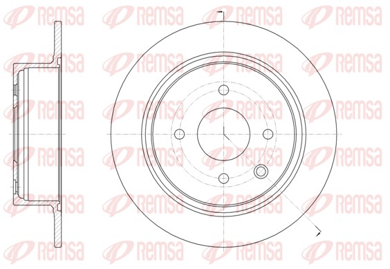 Гальмівний диск   61579.00   REMSA