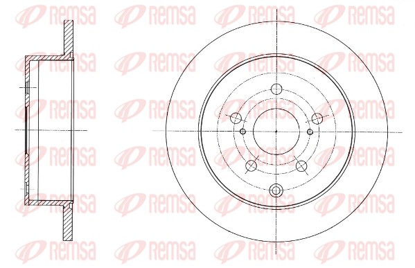 Тормозной диск   61592.00   REMSA