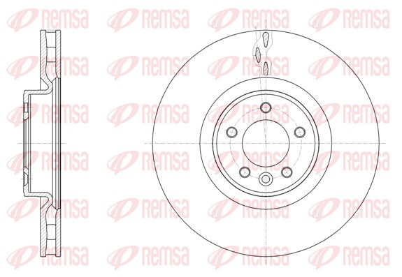 Гальмівний диск, REMSA 61611.10 Гальмівний диск, REMSA 61611.10