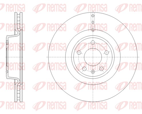 Тормозной диск   61670.10   REMSA