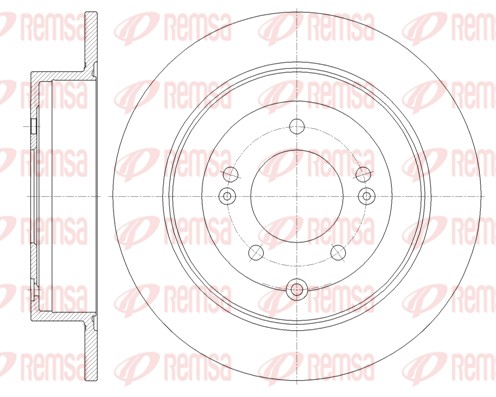 Гальмівний диск   61779.00   REMSA