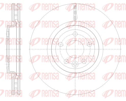 Тормозной диск   61782.10   REMSA