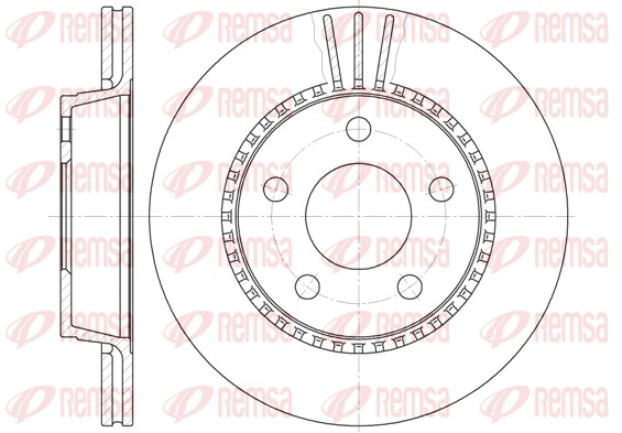 Тормозной диск   6356.10   REMSA