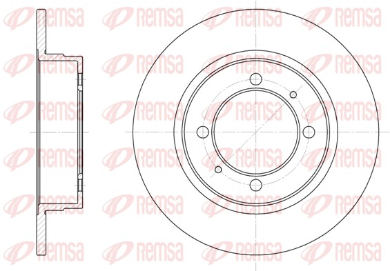 Тормозной диск   6390.00   REMSA