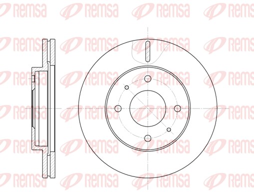 Гальмівний диск, REMSA 6391.10 Гальмівний диск, REMSA 6391.10