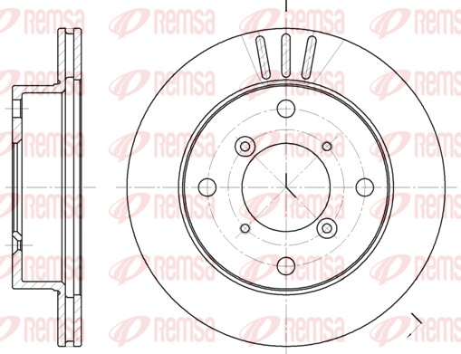 Гальмівний диск   6399.10   REMSA