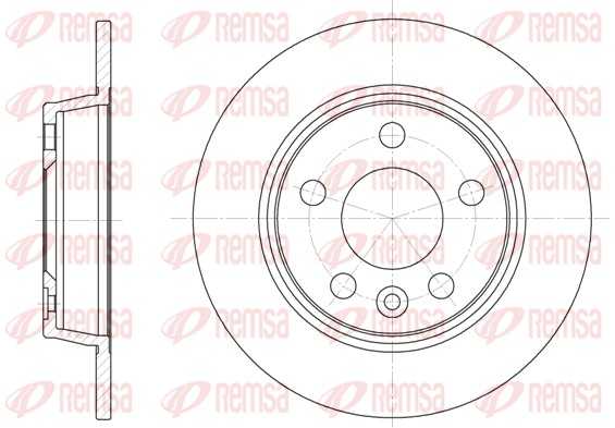 Тормозной диск   6453.00   REMSA