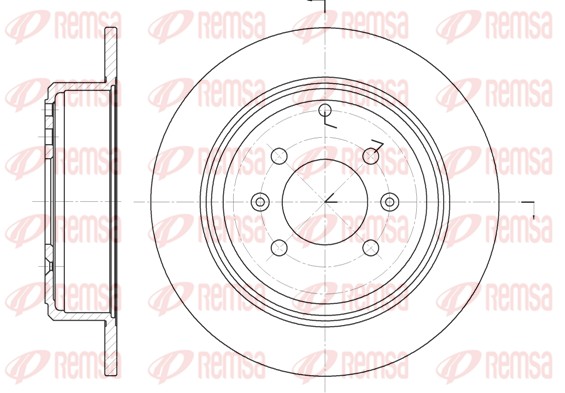 Тормозной диск   6498.00   REMSA