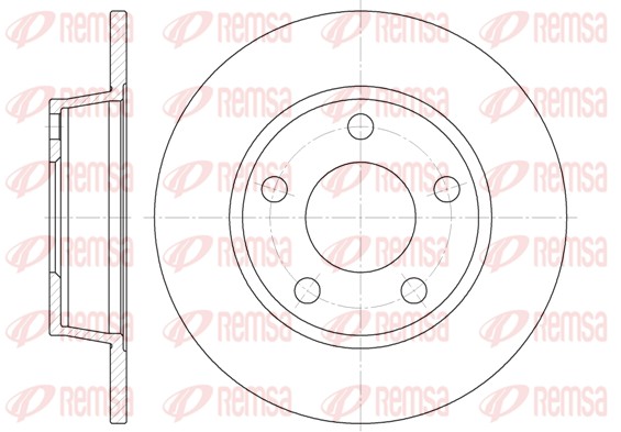 Гальмівний диск   6723.00   REMSA