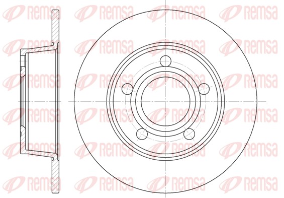 Гальмівний диск   6724.00   REMSA