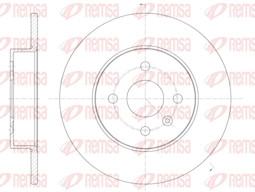 Тормозной диск   6789.00   REMSA