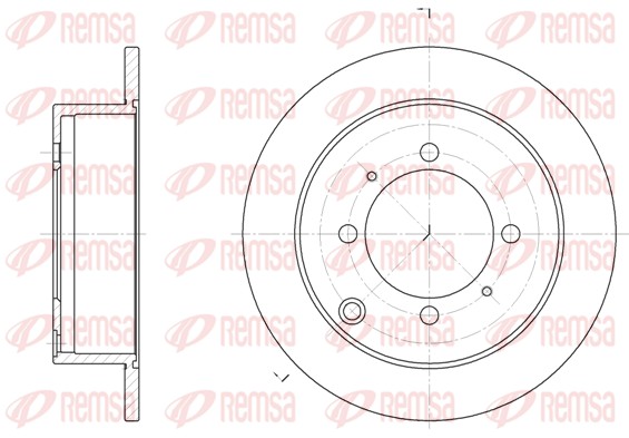 Тормозной диск   6838.00   REMSA