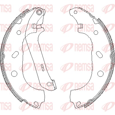 Тормозные колодки, REMSA 4170.00 Тормозные колодки, REMSA 4170.00