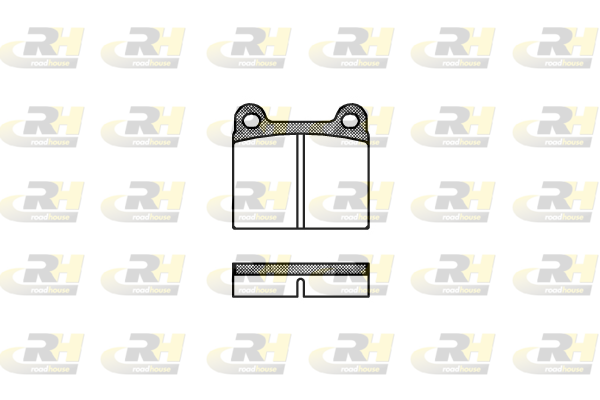 Комплект гальмівних накладок, дискове гальмо   2006.00   ROADHOUSE