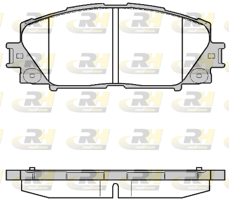 Комплект тормозных колодок, дисковый тормоз   21224.10   ROADHOUSE