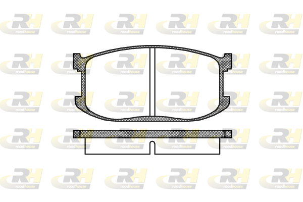 Комплект тормозных колодок, дисковый тормоз   2126.00   ROADHOUSE