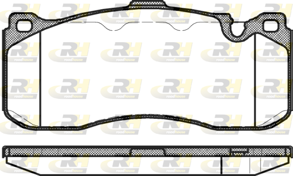 Комплект гальмівних накладок, дискове гальмо   21380.00   ROADHOUSE