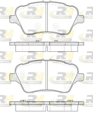 Комплект тормозных колодок, дисковый тормоз   21514.00   ROADHOUSE