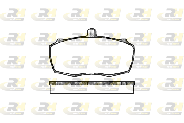 Комплект тормозных колодок, дисковый тормоз, ROADHOUSE 2159.00 Комплект тормозных колодок, дисковый тормоз, ROADHOUSE 2159.00