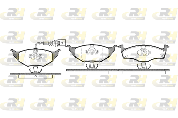 Комплект гальмівних накладок, дискове гальмо   2718.11   ROADHOUSE