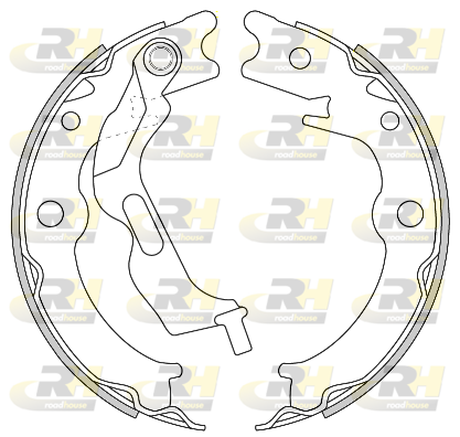 Комплект тормозных колодок, стояночная тормозная система   4627.00   ROADHOUSE