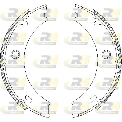 Комплект тормозных колодок, стояночная тормозная система   4714.01   ROADHOUSE