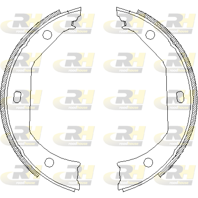 Комплект тормозных колодок, стояночная тормозная система   4716.00   ROADHOUSE