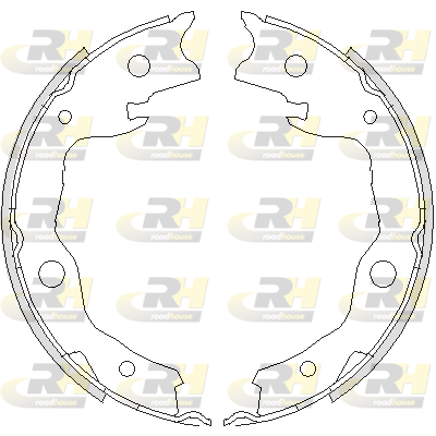 Комплект тормозных колодок, стояночная тормозная система   4752.00   ROADHOUSE