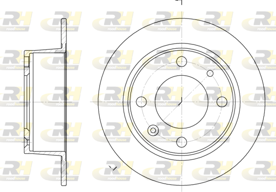 Тормозной диск   6021.00   ROADHOUSE