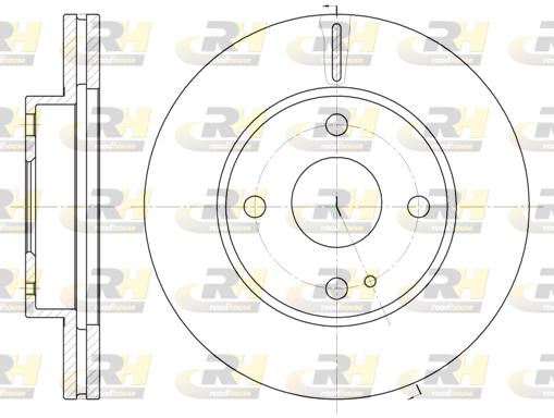 Тормозной диск   6056.10   ROADHOUSE