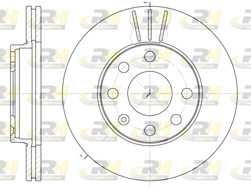 Тормозной диск   6061.10   ROADHOUSE