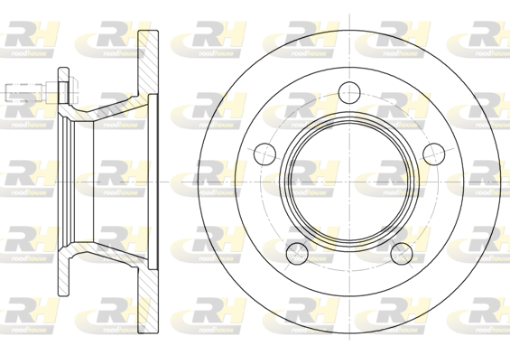 Тормозной диск   6082.00   ROADHOUSE