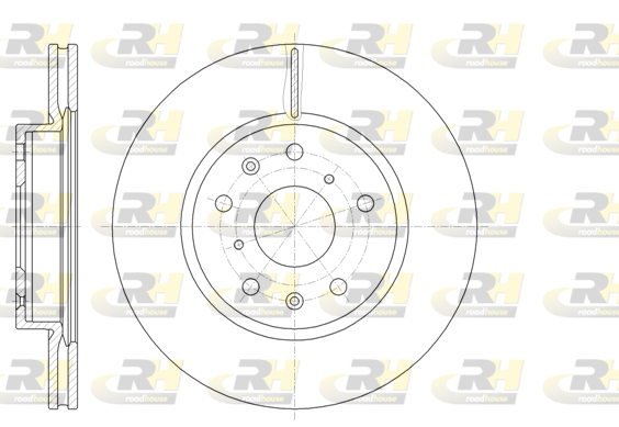 Тормозной диск   61018.10   ROADHOUSE