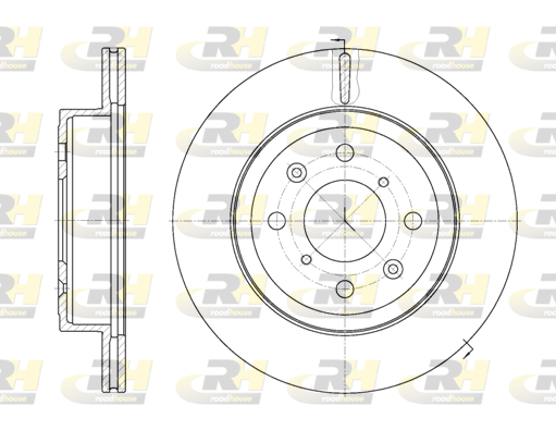 Тормозной диск   61038.10   ROADHOUSE