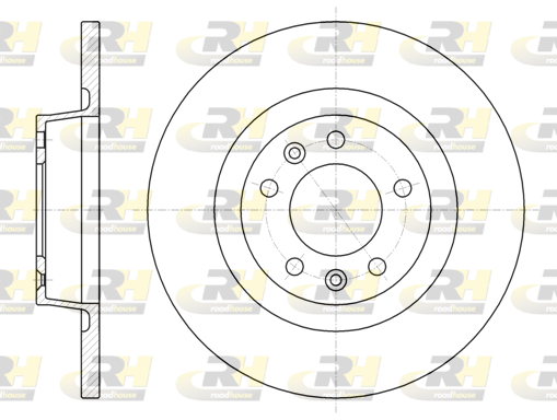 Тормозной диск   61053.00   ROADHOUSE