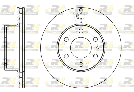 Тормозной диск   61062.10   ROADHOUSE