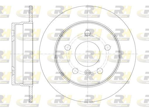 Гальмівний диск   61065.00   ROADHOUSE