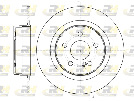 Гальмівний диск   61070.00   ROADHOUSE